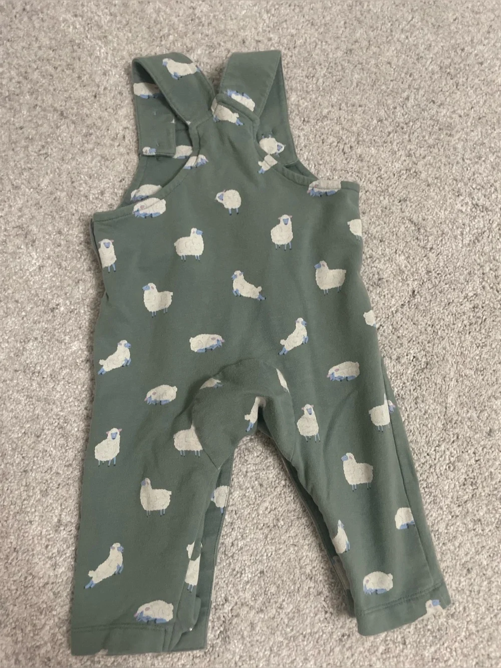 Mini Boden Jersey Overalls Set, VGUC, Size 3-6 months